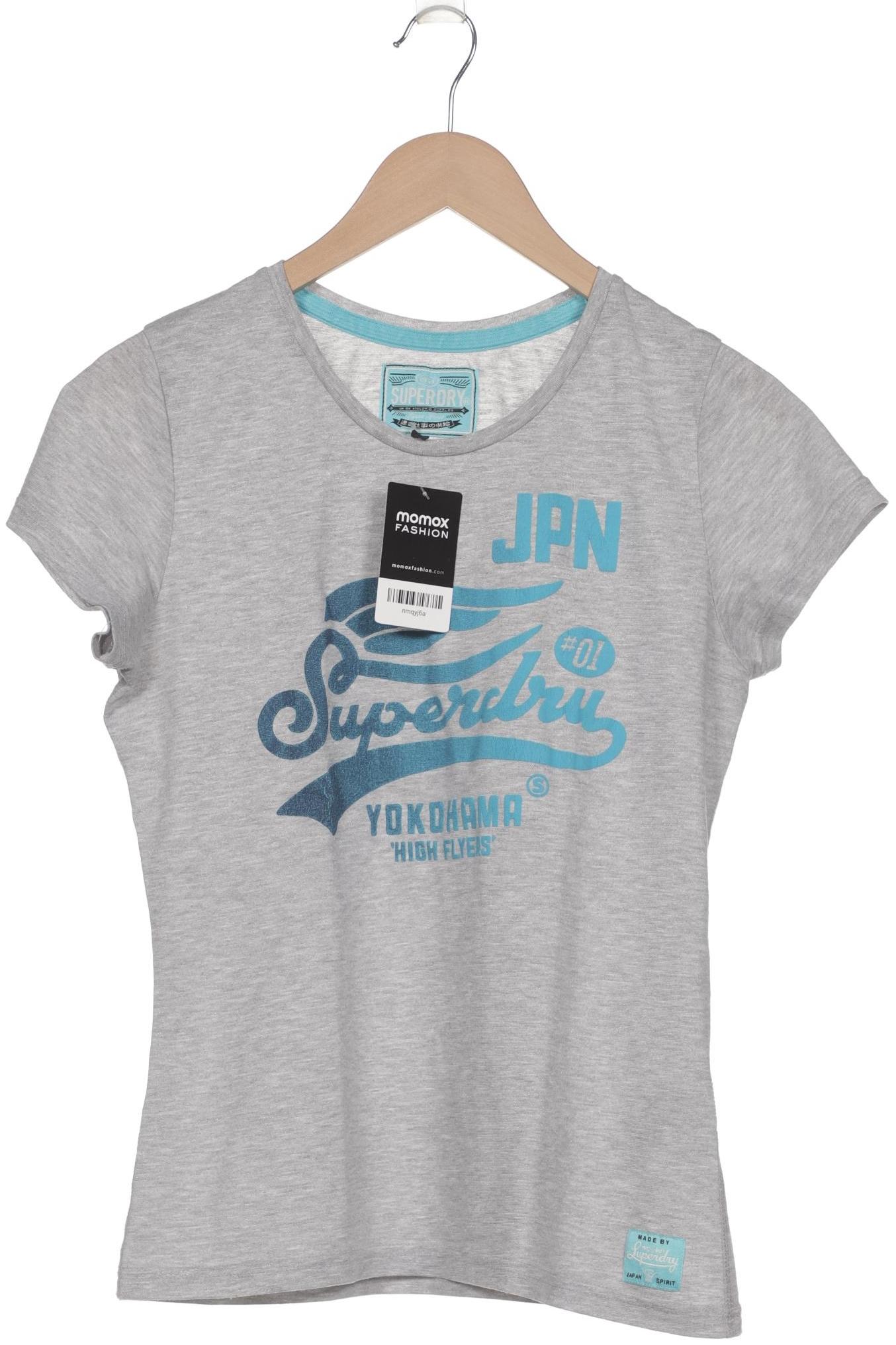 

Superdry Damen T-Shirt, grau, Gr. 42