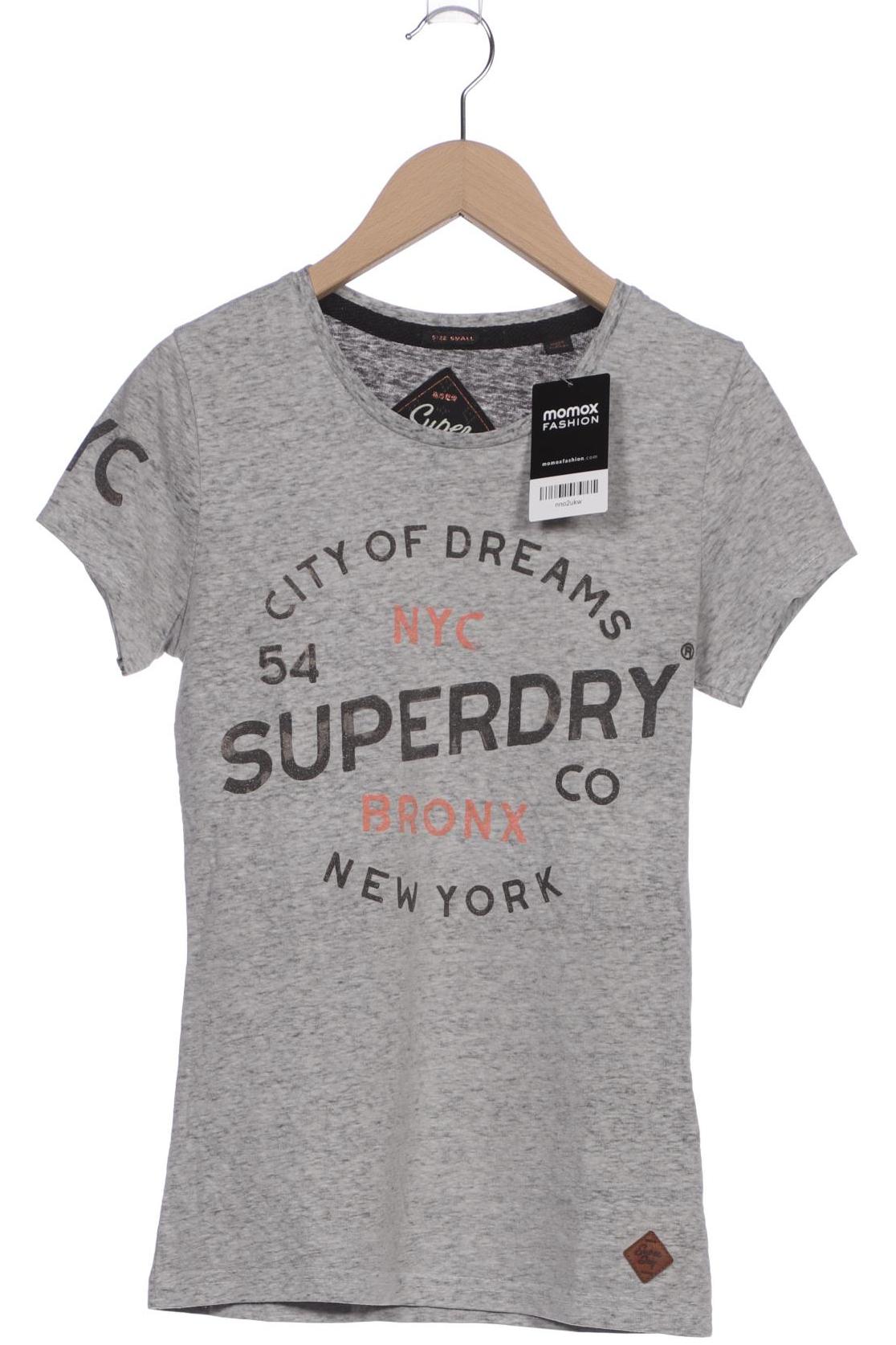 

Superdry Damen T-Shirt, grau, Gr. 36