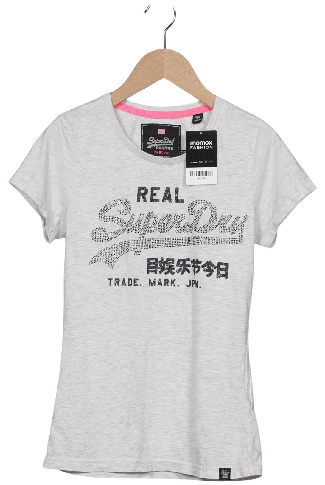 

Superdry Damen T-Shirt, grau, Gr. 38