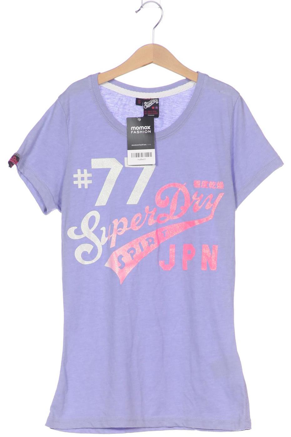 

Superdry Damen T-Shirt, flieder, Gr. 36