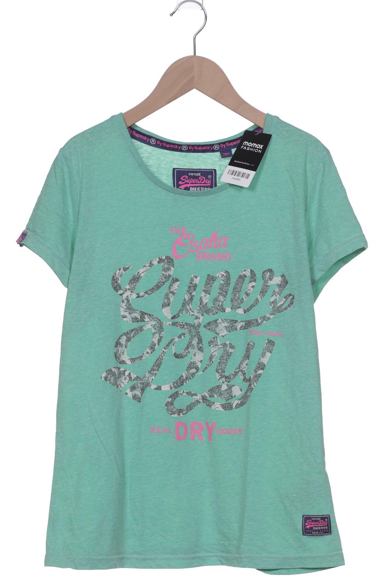 

Superdry Damen T-Shirt, hellgrün, Gr. 44