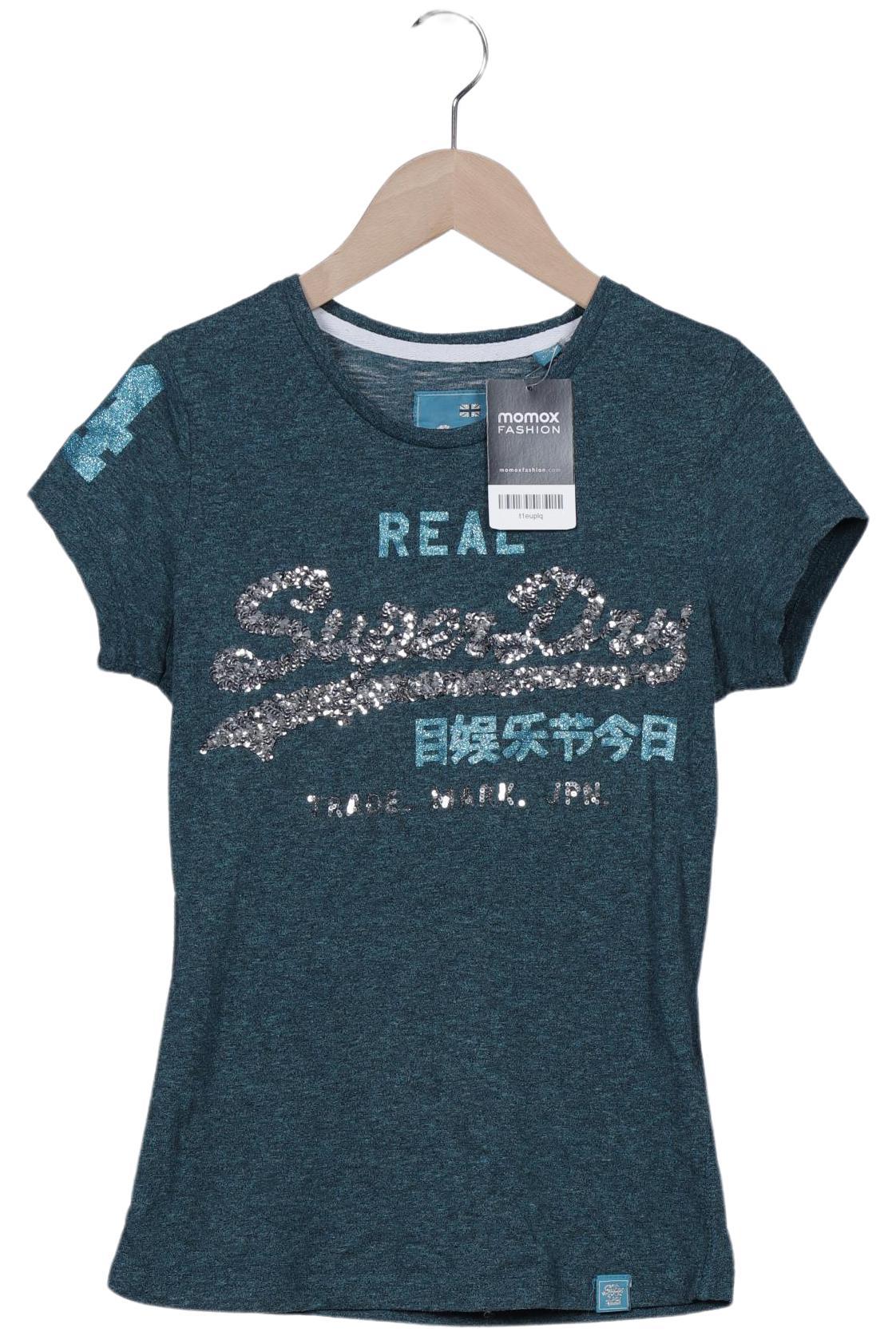 

Superdry Damen T-Shirt, türkis, Gr. 36