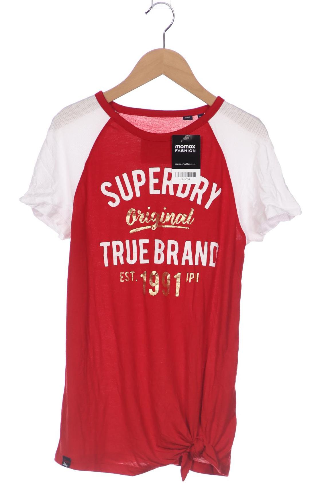 

Superdry Damen T-Shirt, rot, Gr. 38