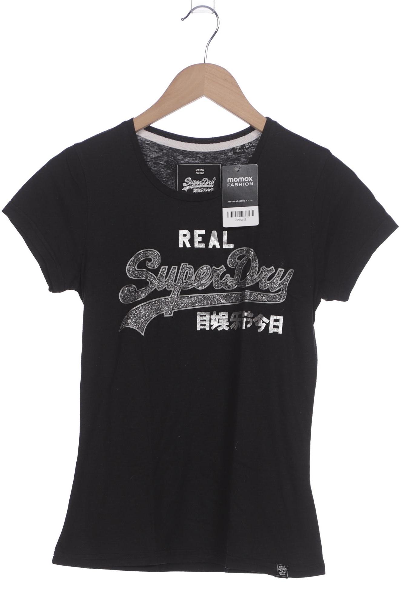 

Superdry Damen T-Shirt, schwarz, Gr. 38