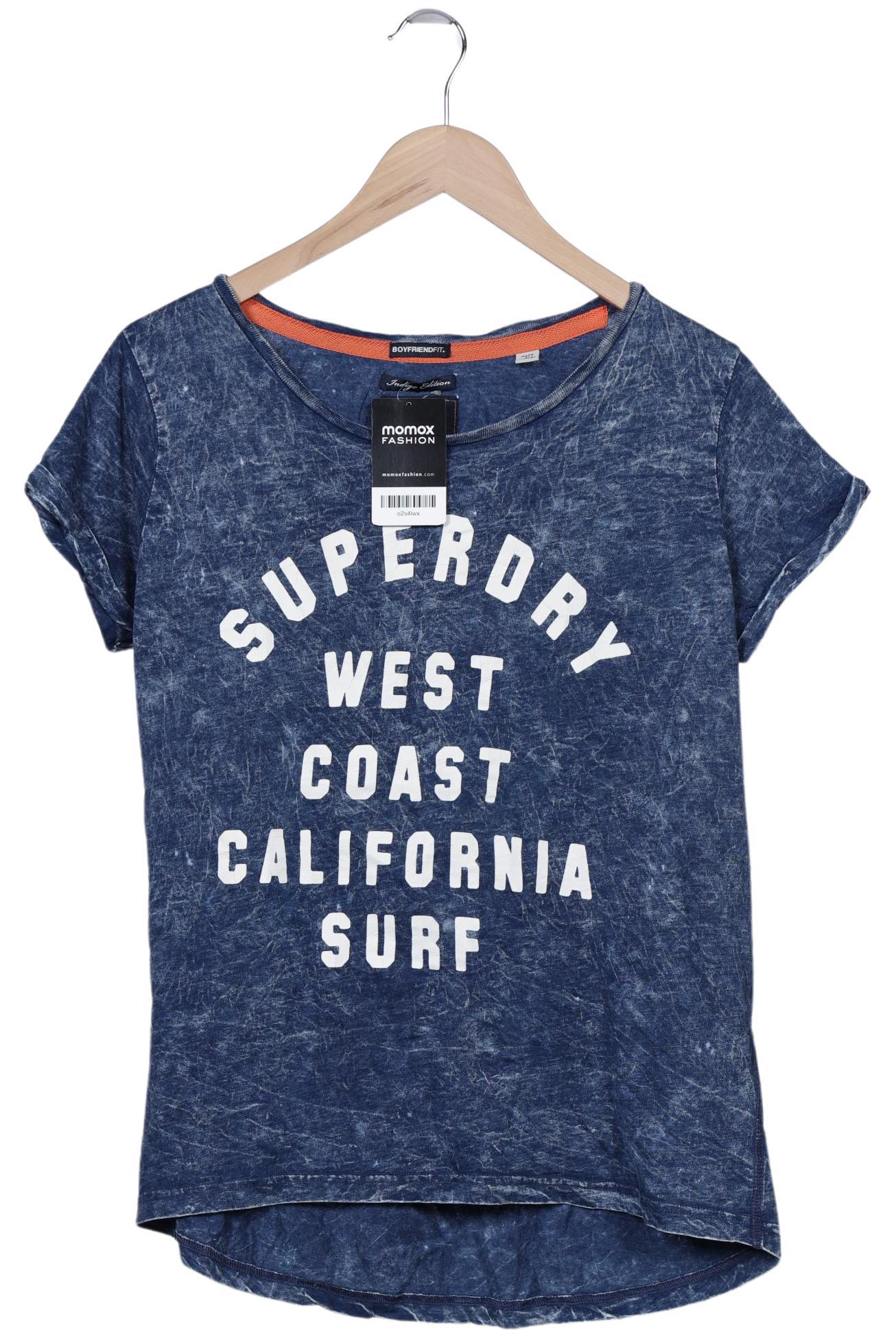 

Superdry Damen T-Shirt, blau, Gr. 38