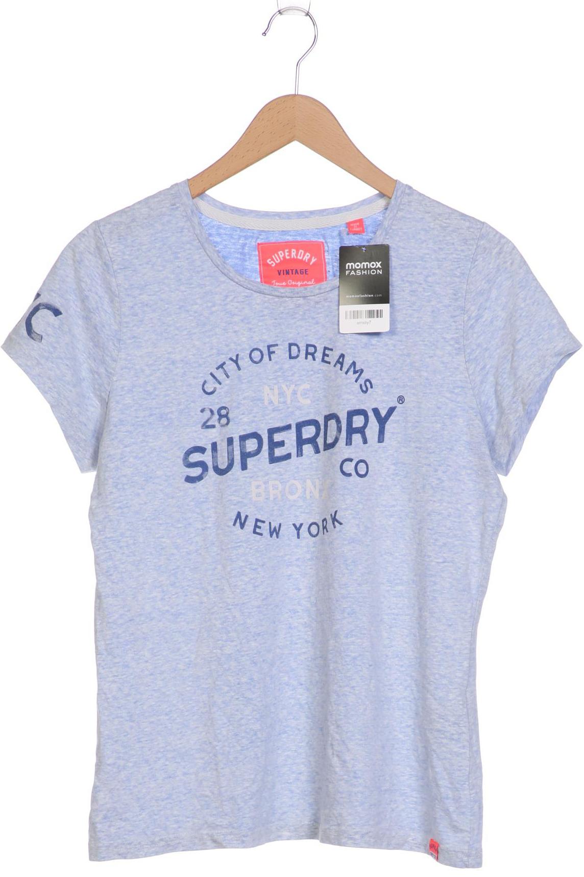 

Superdry Damen T-Shirt, blau, Gr. 44