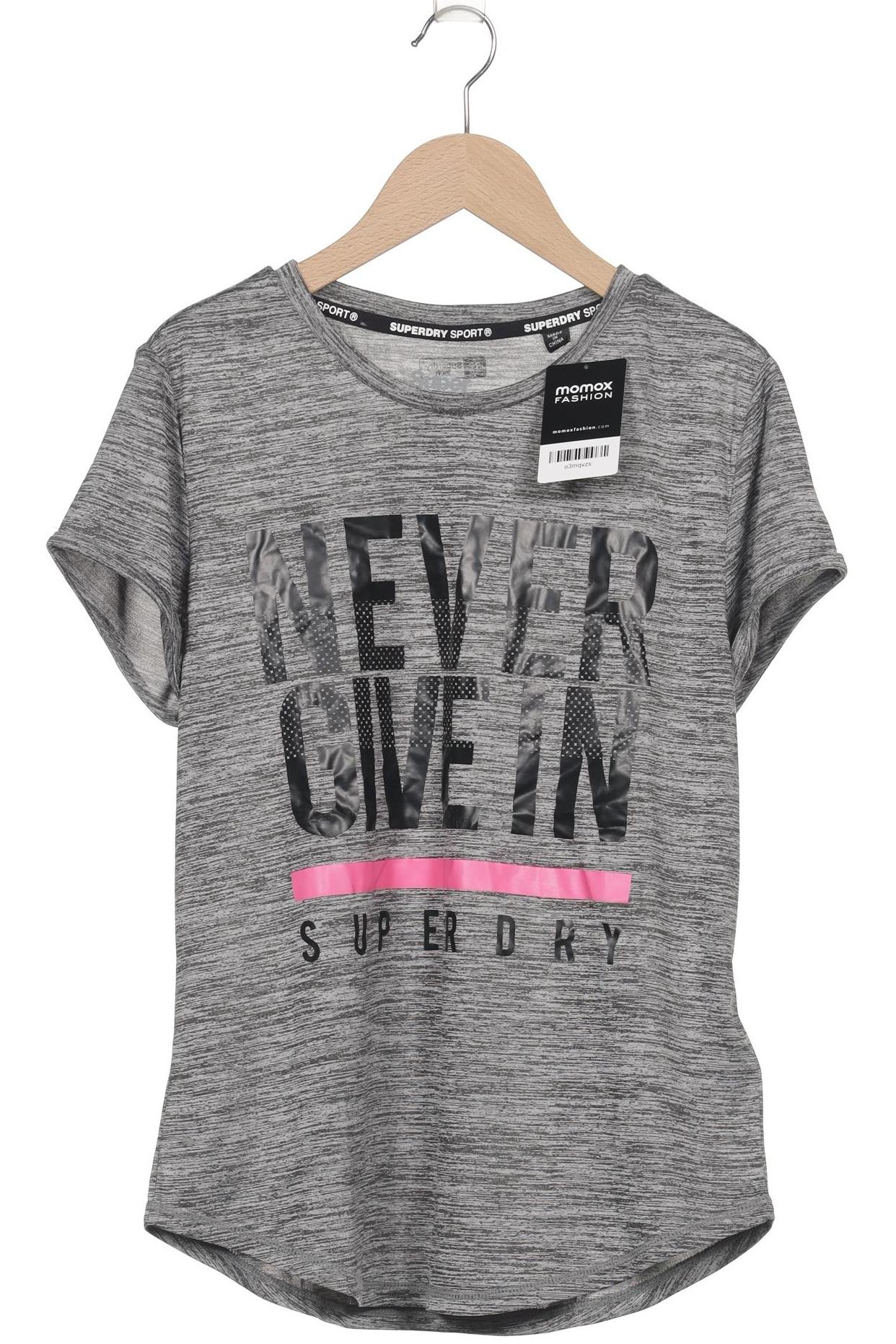 

Superdry Damen T-Shirt, grau, Gr. 38