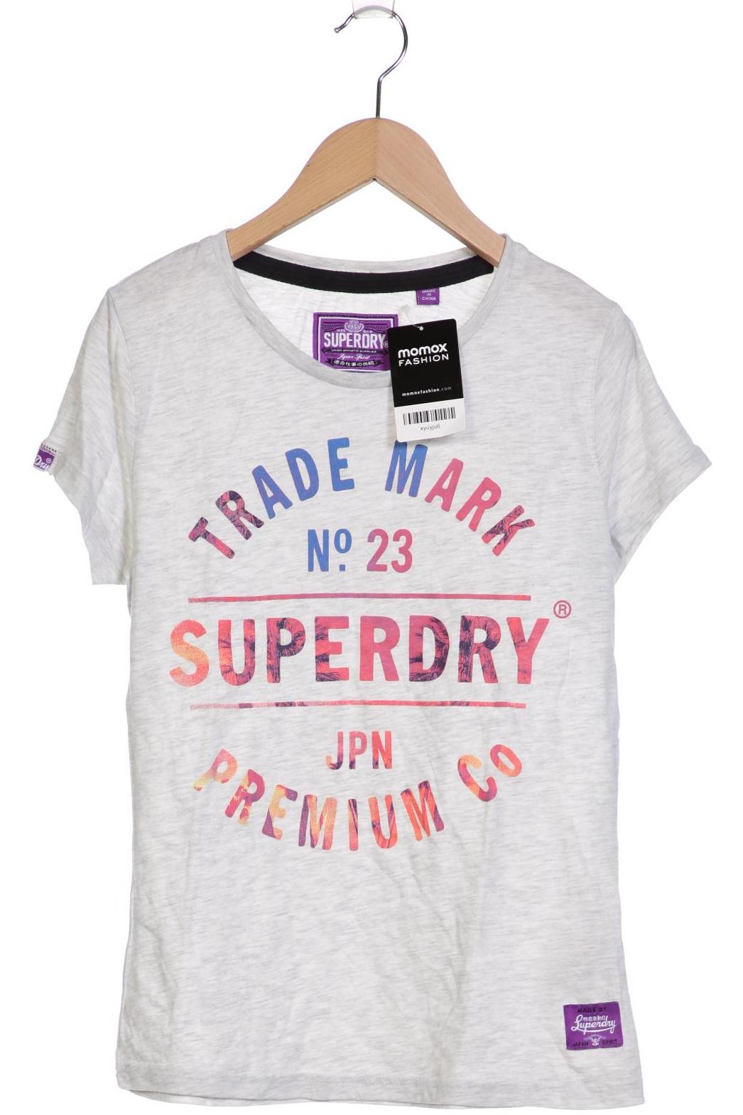 

Superdry Damen T-Shirt, grau, Gr. 40