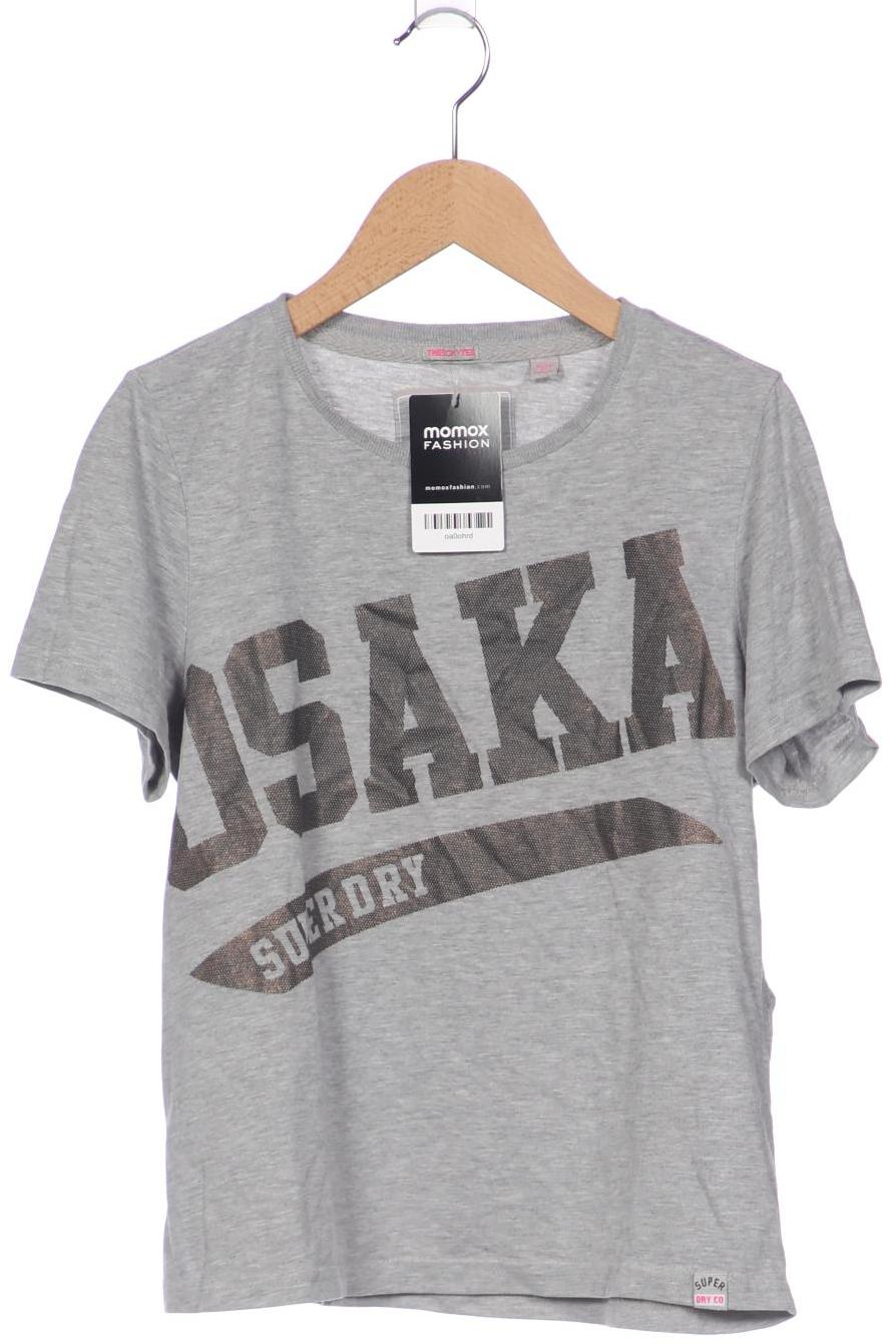 

Superdry Damen T-Shirt, grau, Gr. 36