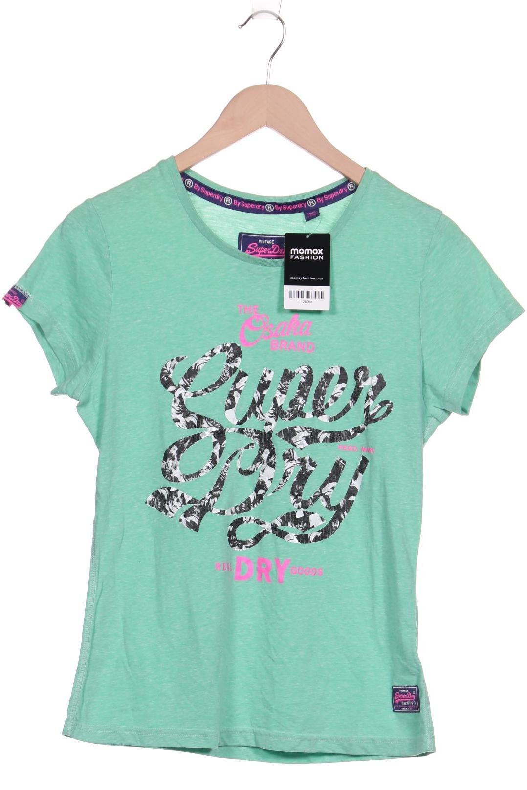 

Superdry Damen T-Shirt, hellgrün, Gr. 42