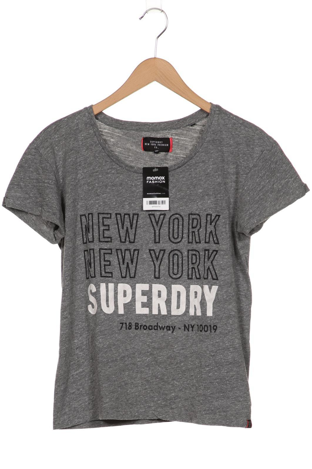 

Superdry Damen T-Shirt, grau, Gr. 38
