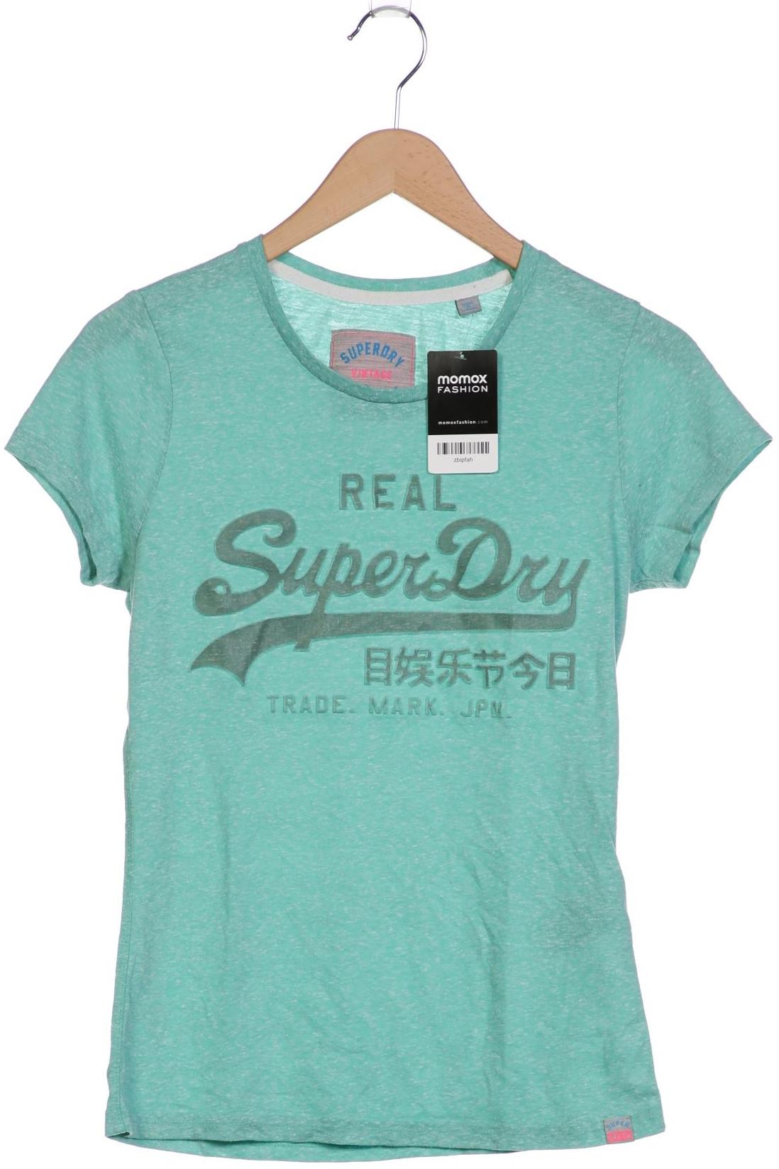 

Superdry Damen T-Shirt, grün, Gr. 40