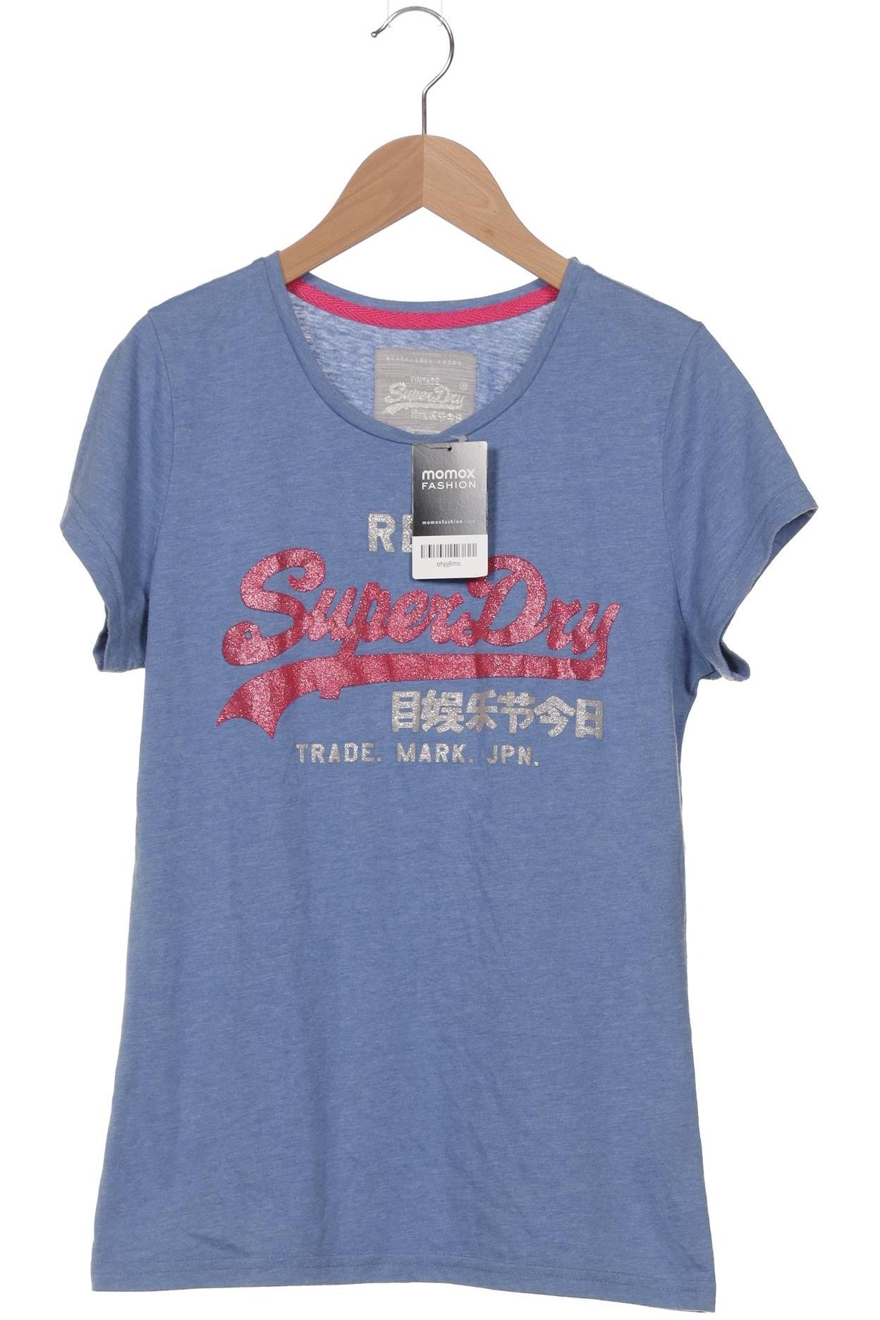 

Superdry Damen T-Shirt, blau, Gr. 42