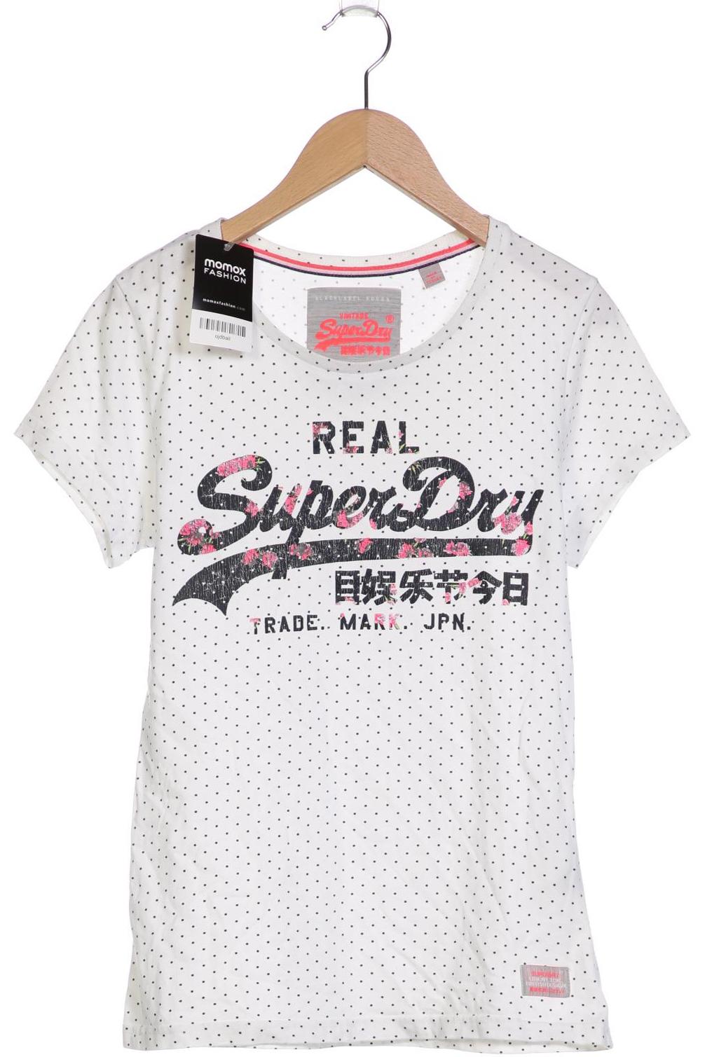 

Superdry Damen T-Shirt, weiß, Gr. 38