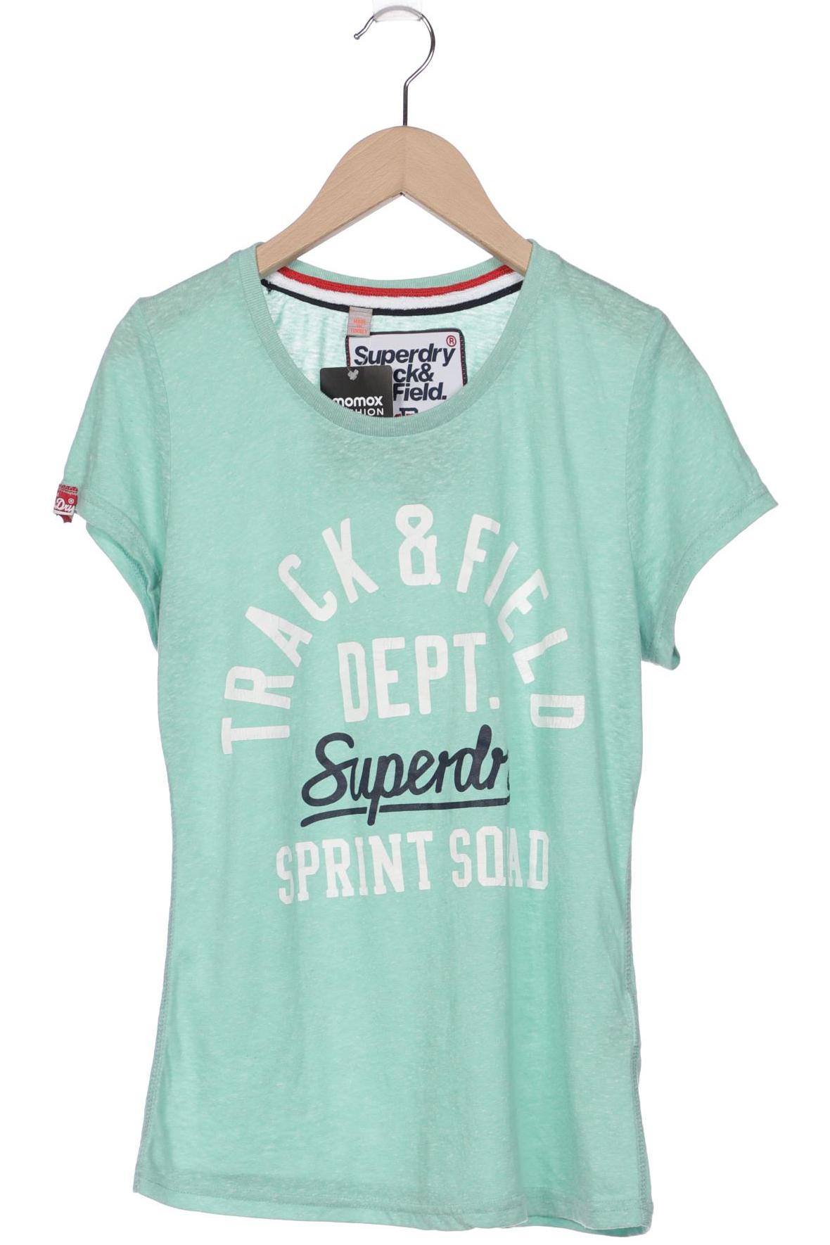 

Superdry Damen T-Shirt, grün, Gr. 42