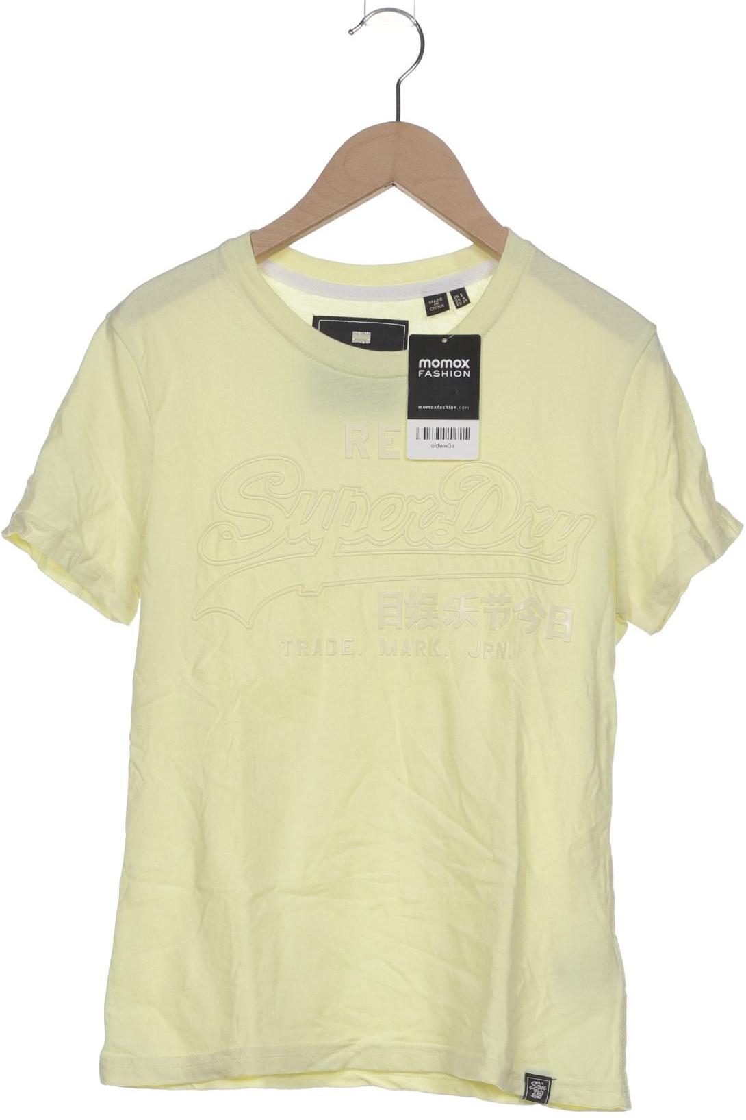 

Superdry Damen T-Shirt, gelb, Gr. 36
