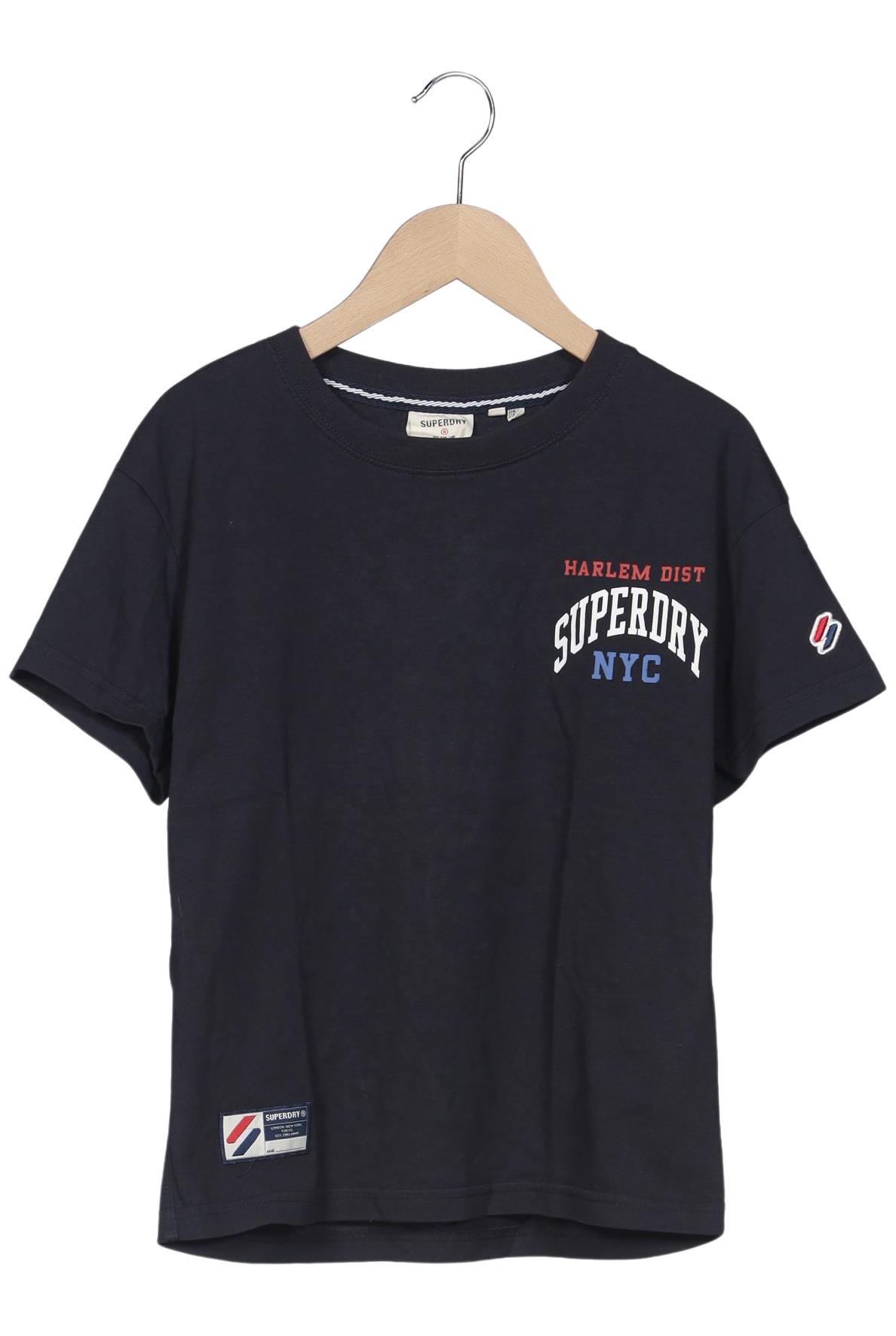 

Superdry Damen T-Shirt, marineblau, Gr. 36