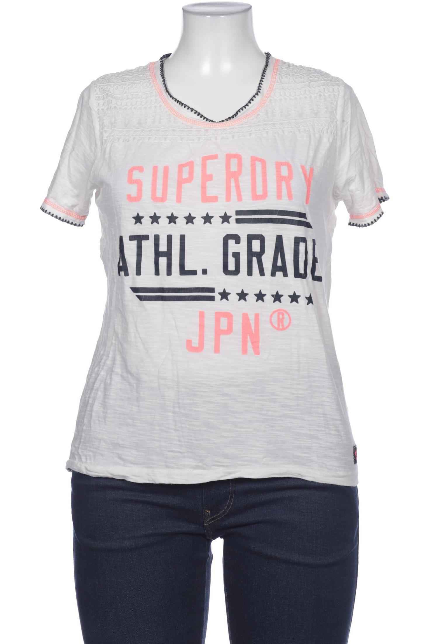 

Superdry Damen T-Shirt, weiß, Gr. 42