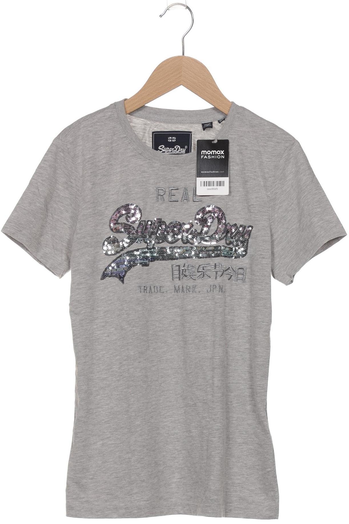 

Superdry Damen T-Shirt, grau, Gr. 36