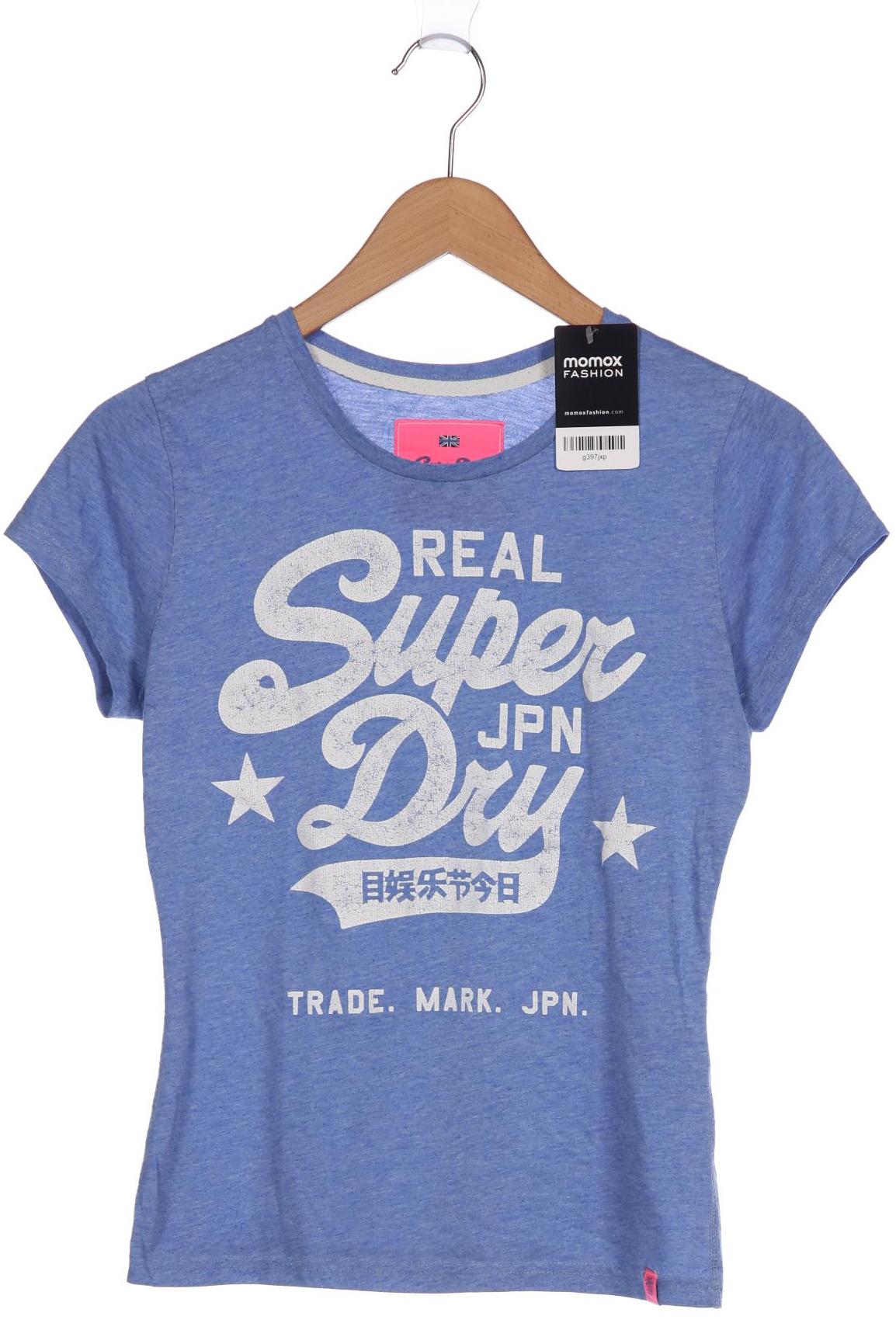 

Superdry Damen T-Shirt, hellblau, Gr. 36