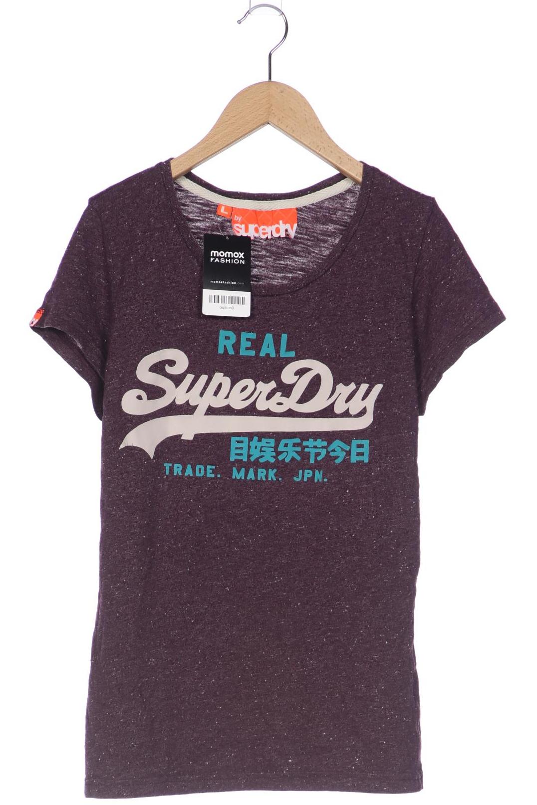 

Superdry Damen T-Shirt, flieder, Gr. 42
