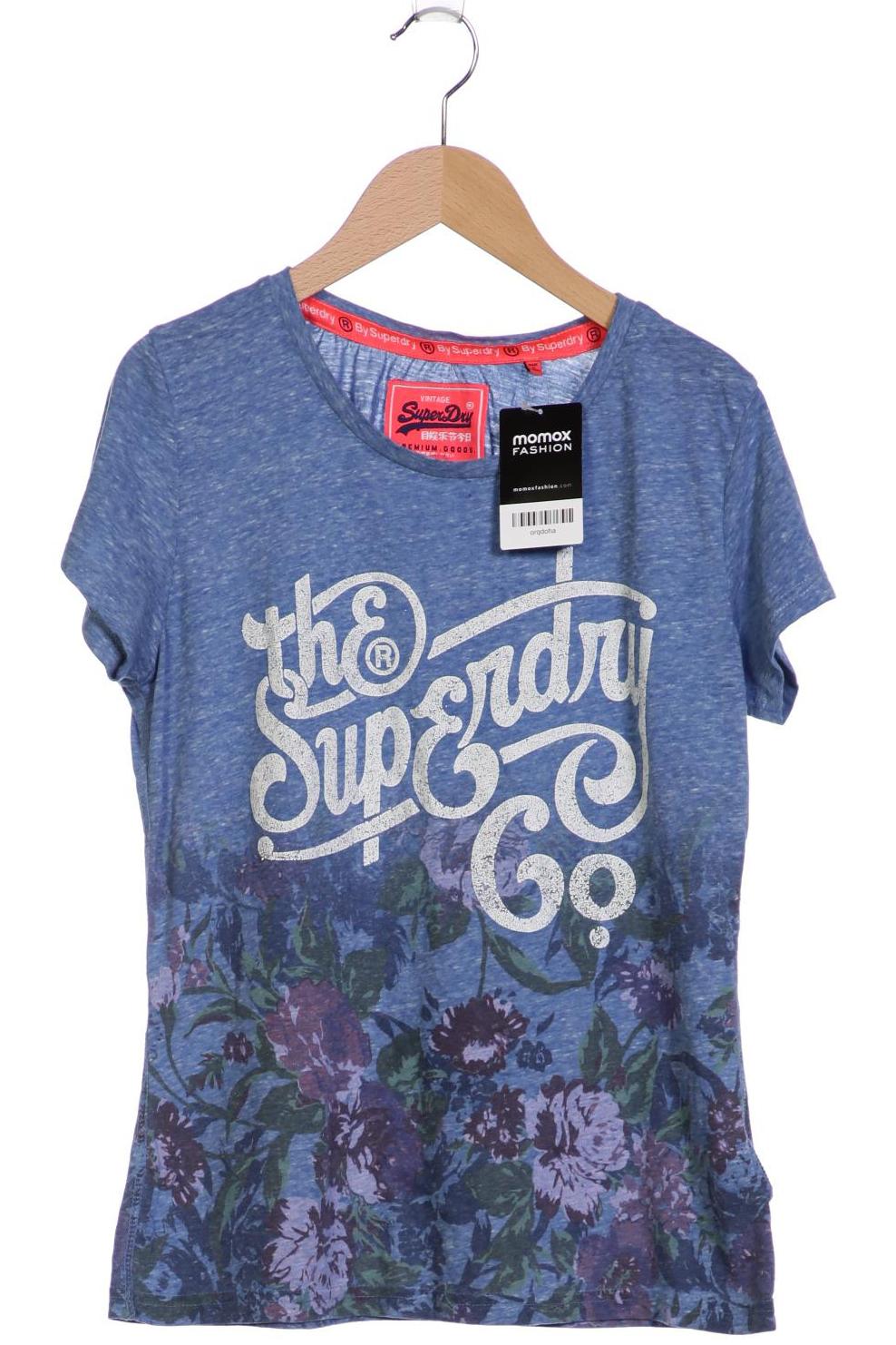 

Superdry Damen T-Shirt, blau, Gr. 42