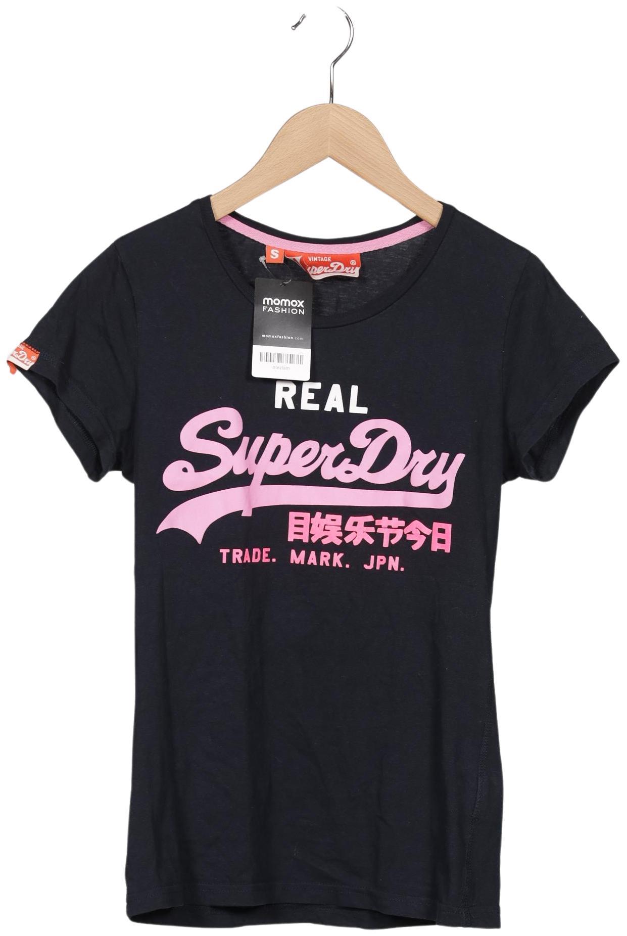 

Superdry Damen T-Shirt, marineblau, Gr. 36