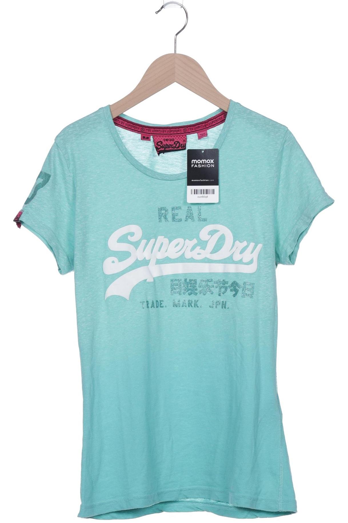

Superdry Damen T-Shirt, hellgrün, Gr. 38