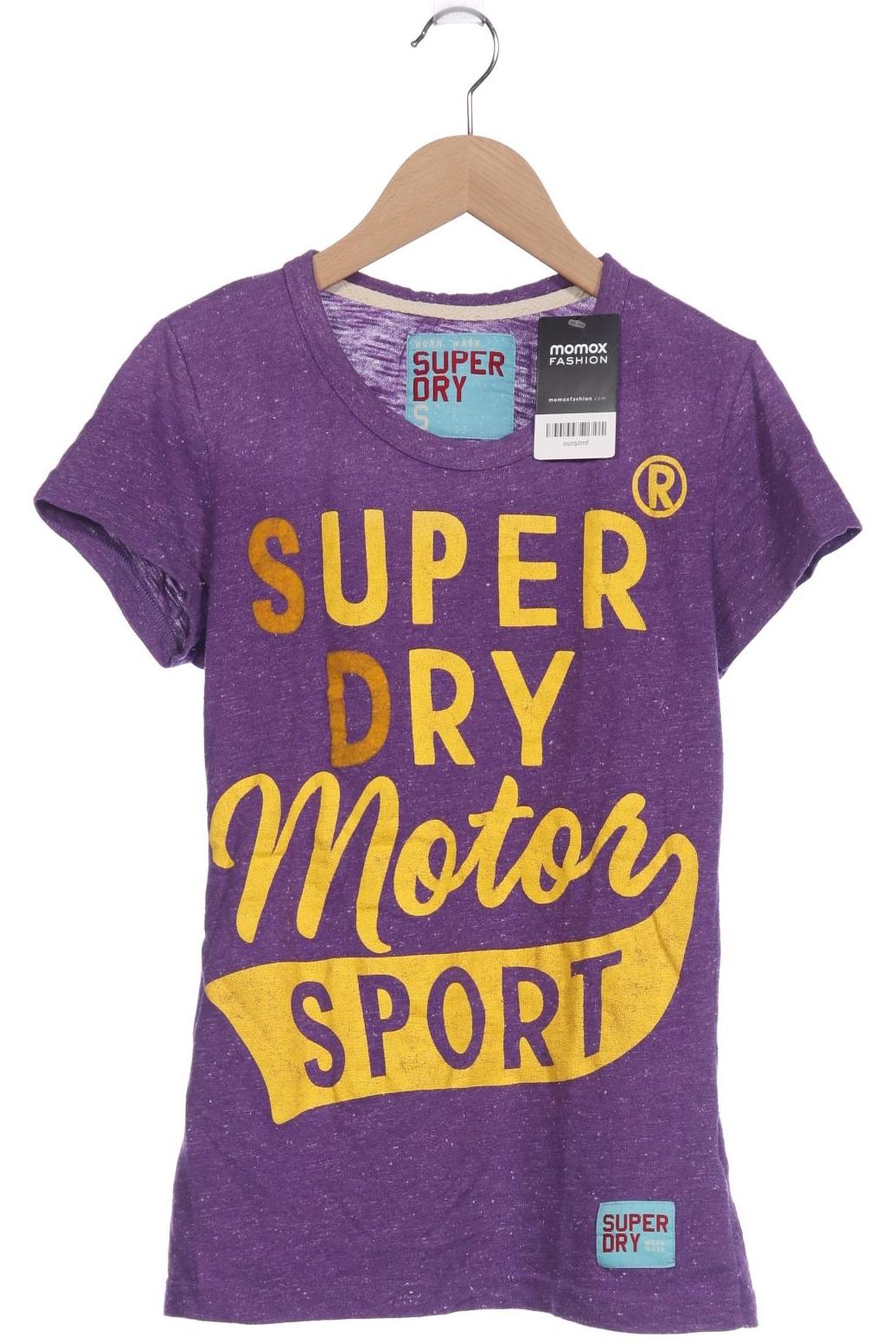 

Superdry Damen T-Shirt, flieder, Gr. 36