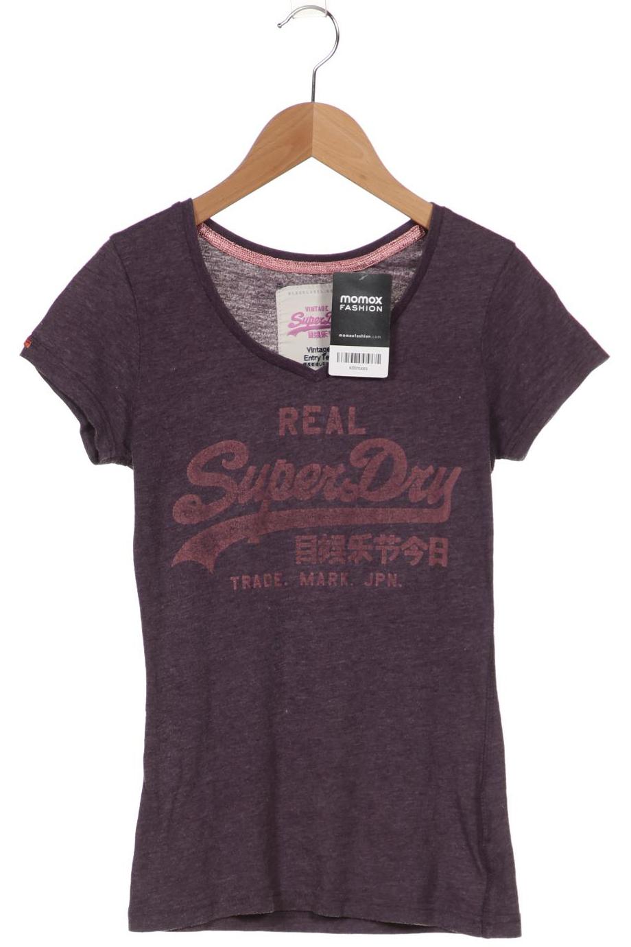 

Superdry Damen T-Shirt, flieder, Gr. 34