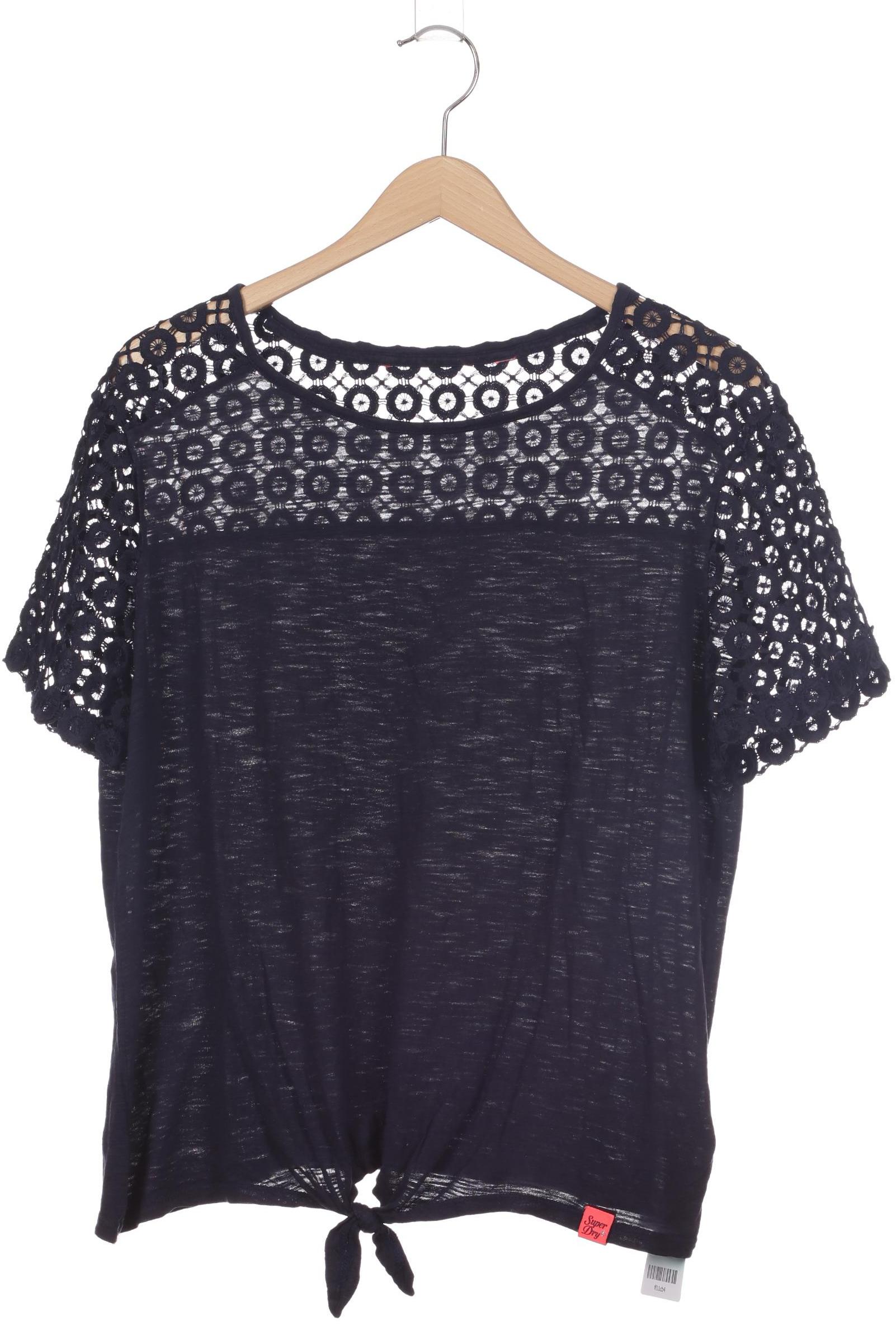 

Superdry Damen T-Shirt, marineblau, Gr. 42