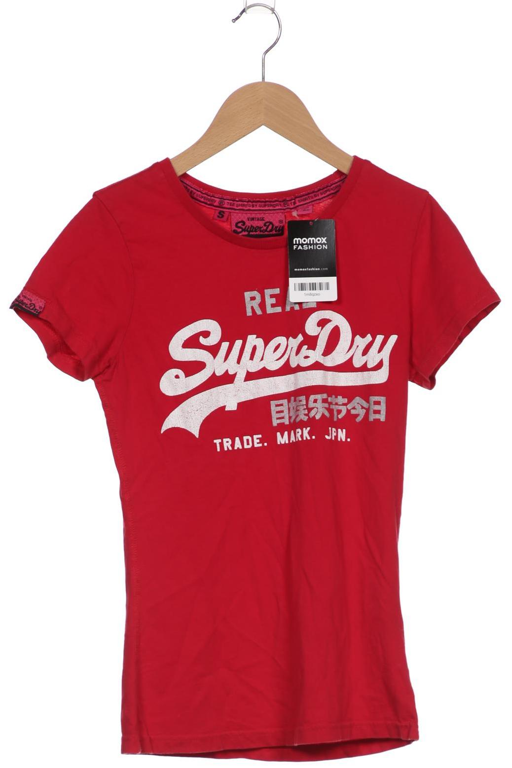 

Superdry Damen T-Shirt, rot, Gr. 36