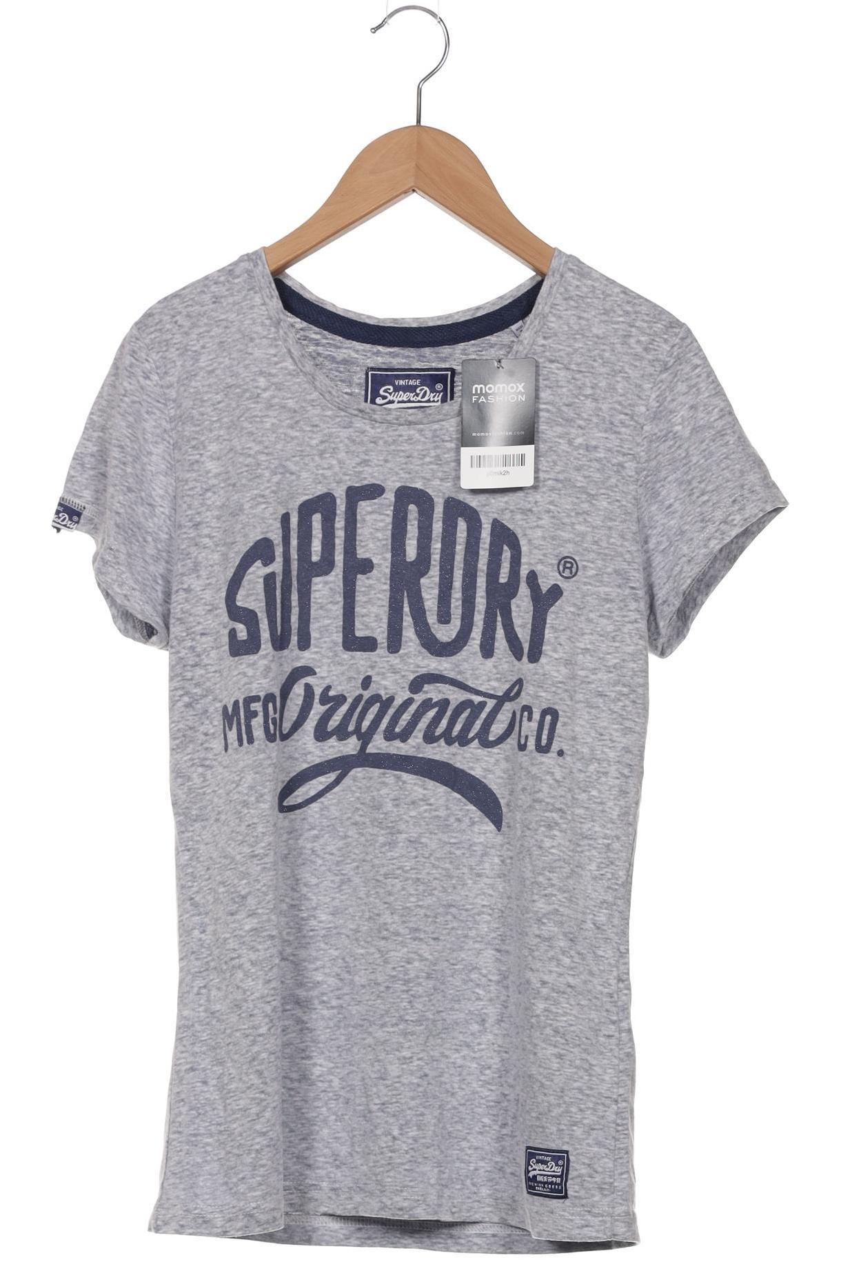 

Superdry Damen T-Shirt, grau, Gr. 42