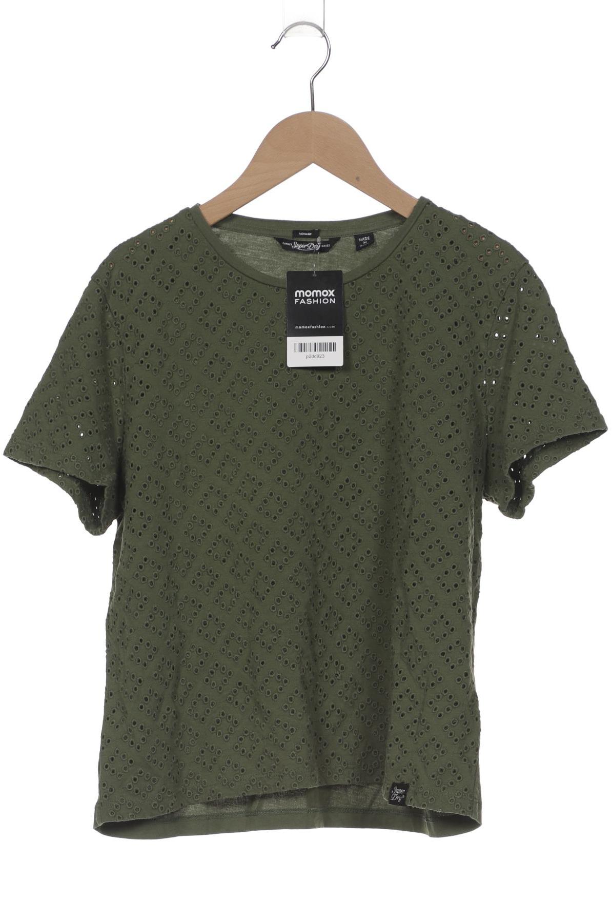 

Superdry Damen T-Shirt, grün, Gr. 40