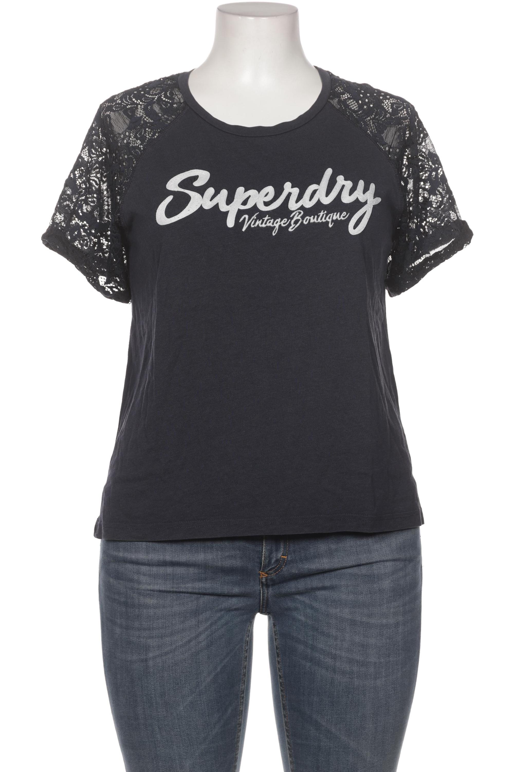 

Superdry Damen T-Shirt, marineblau, Gr. 44
