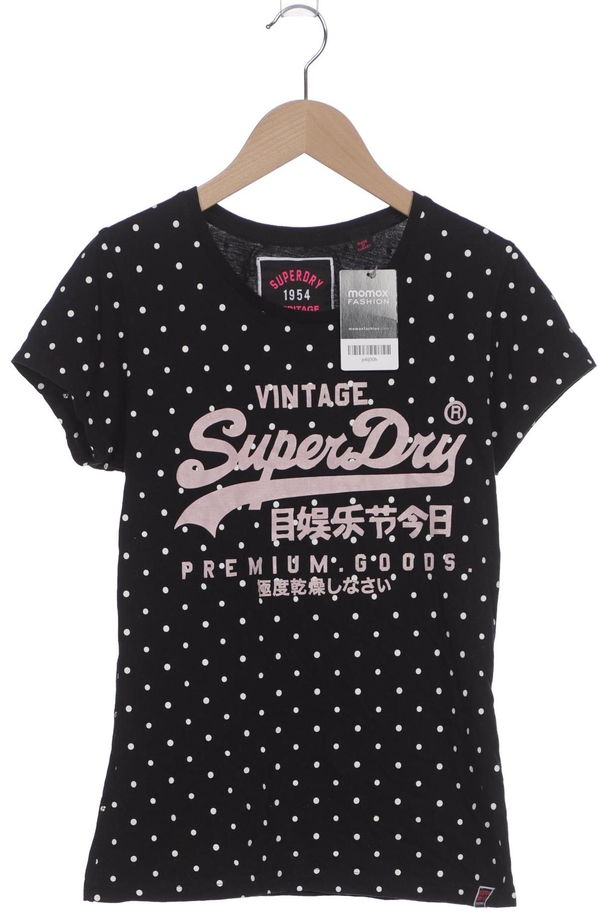 

Superdry Damen T-Shirt, schwarz, Gr. 36