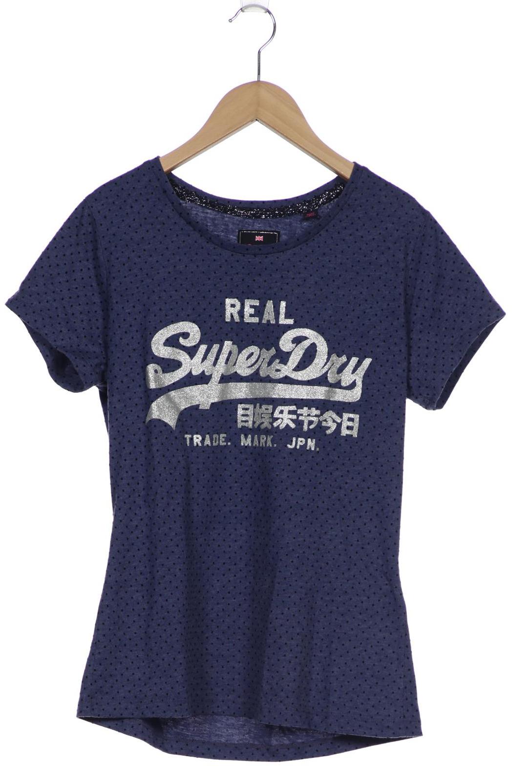 

Superdry Damen T-Shirt, marineblau, Gr. 42