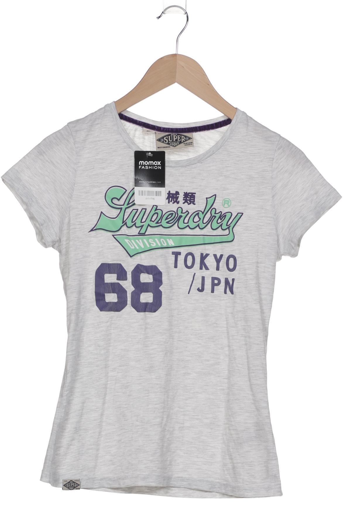 

Superdry Damen T-Shirt, grau, Gr. 38