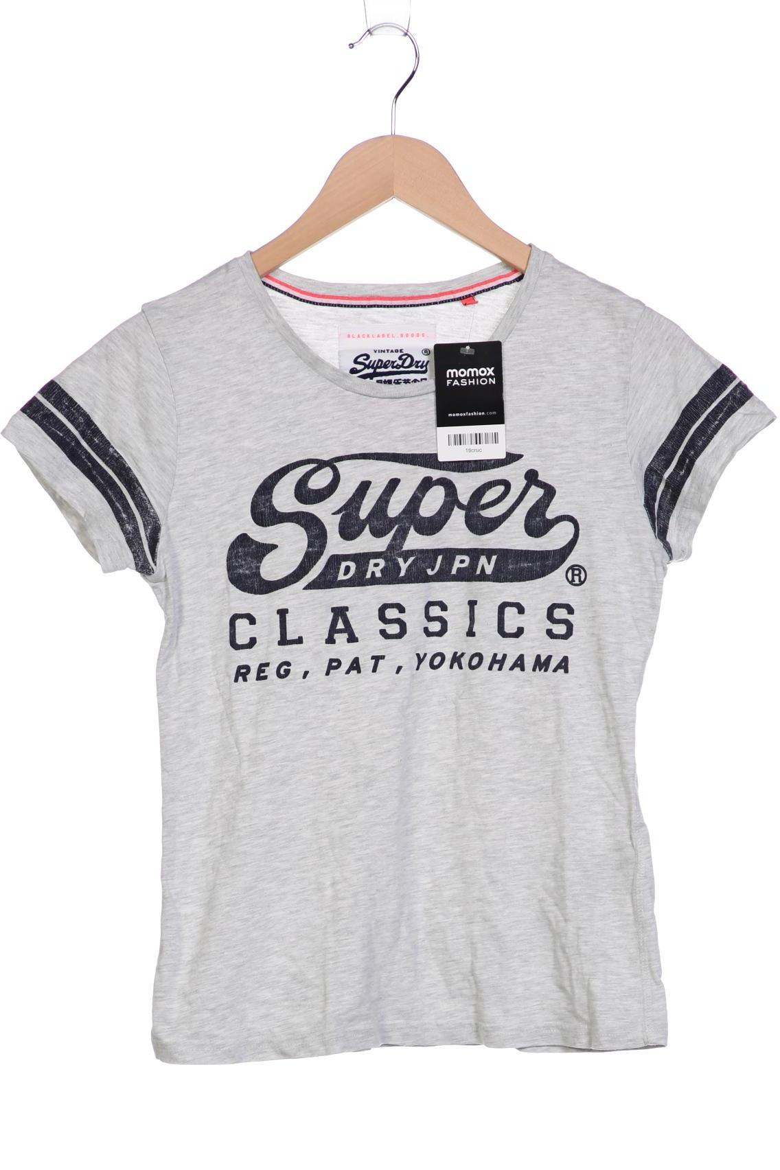 

Superdry Damen T-Shirt, grau, Gr. 42