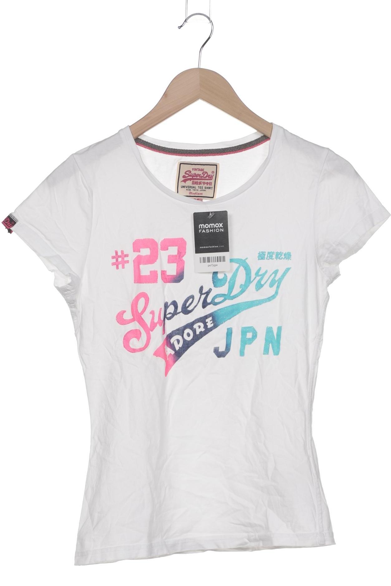 

Superdry Damen T-Shirt, weiß, Gr. 38