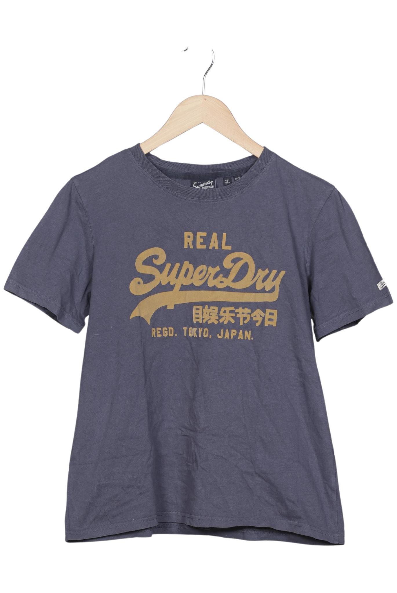 

Superdry Damen T-Shirt, blau, Gr. 40