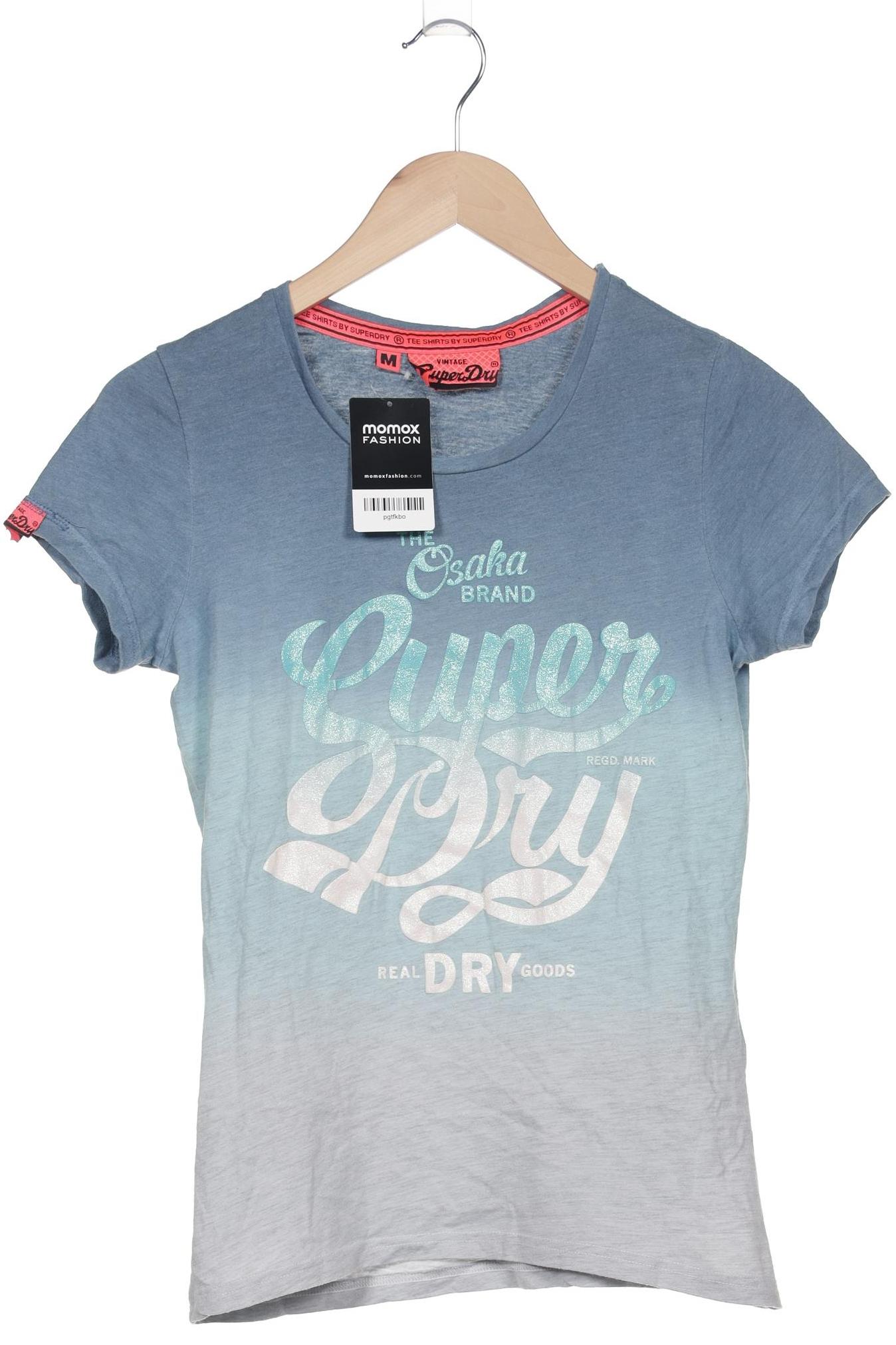 

Superdry Damen T-Shirt, blau, Gr. 38