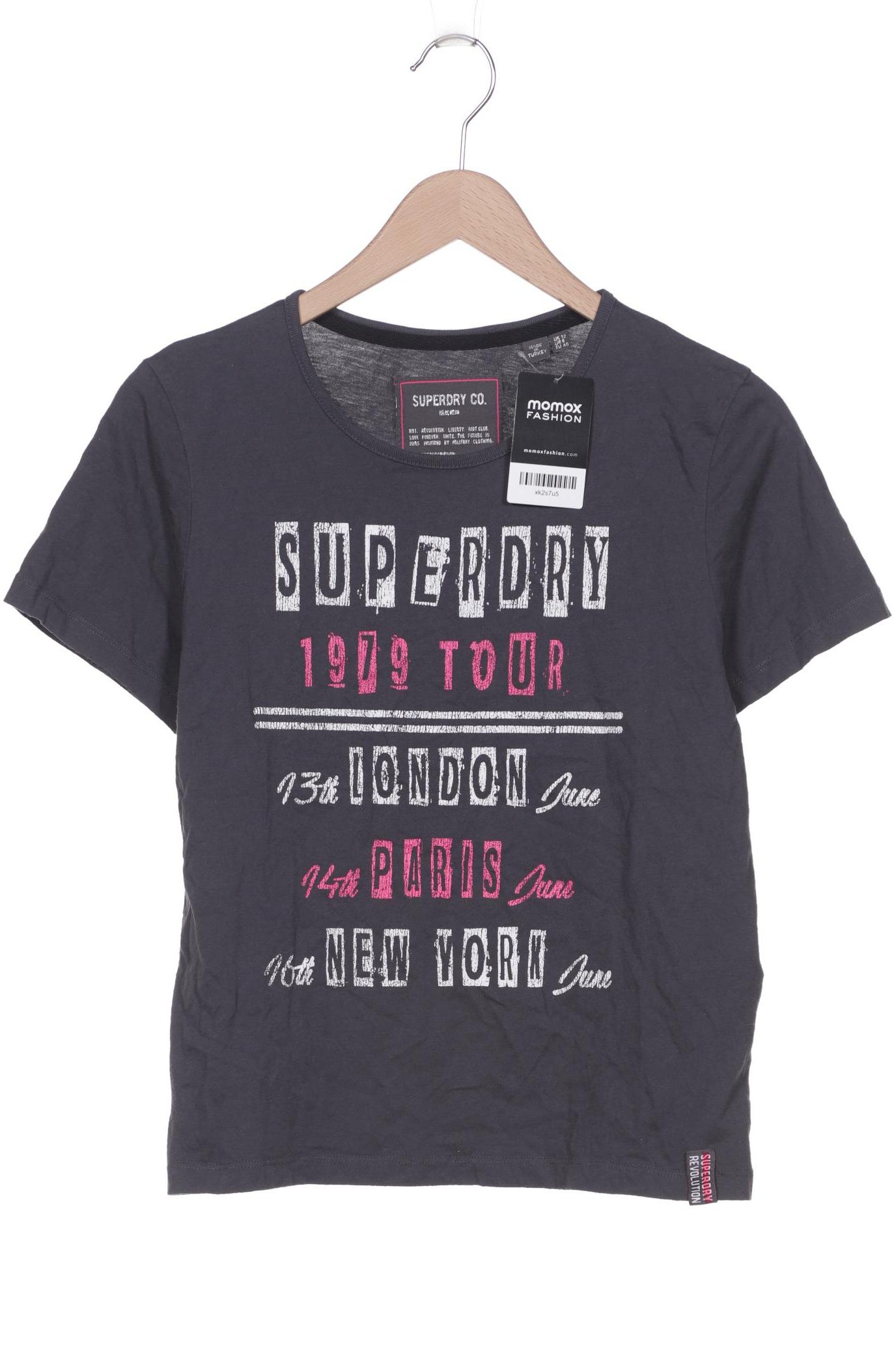 

Superdry Damen T-Shirt, grau, Gr. 40