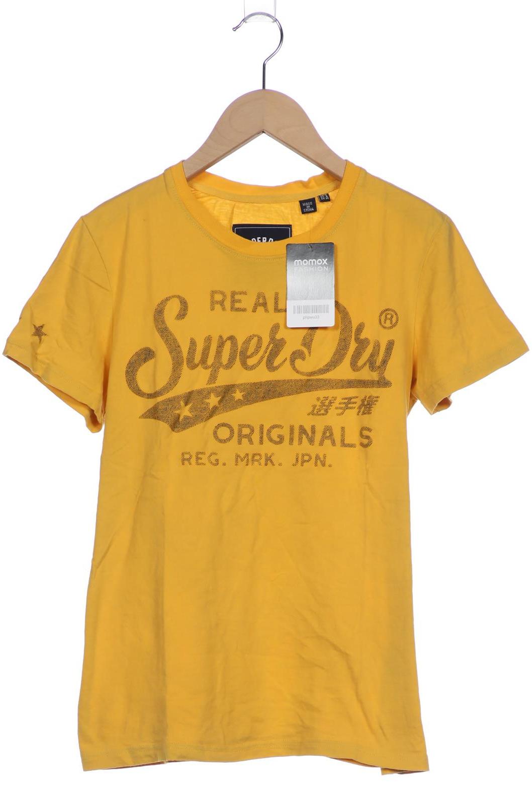 

Superdry Damen T-Shirt, gelb, Gr. 36