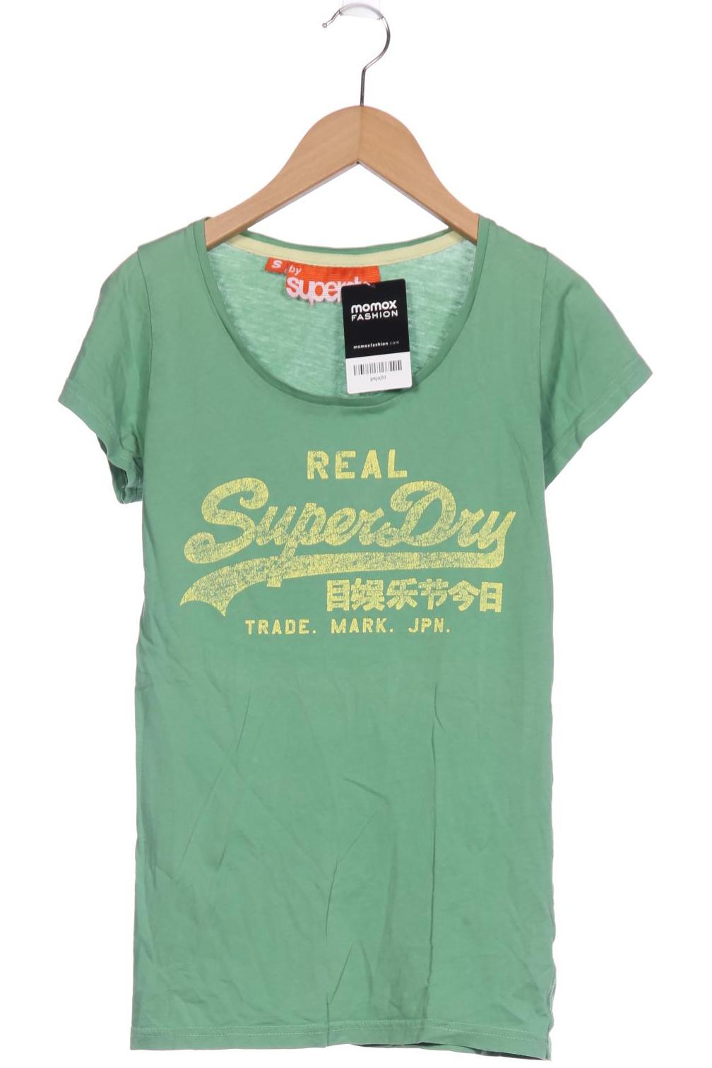 

Superdry Damen T-Shirt, grün, Gr. 36