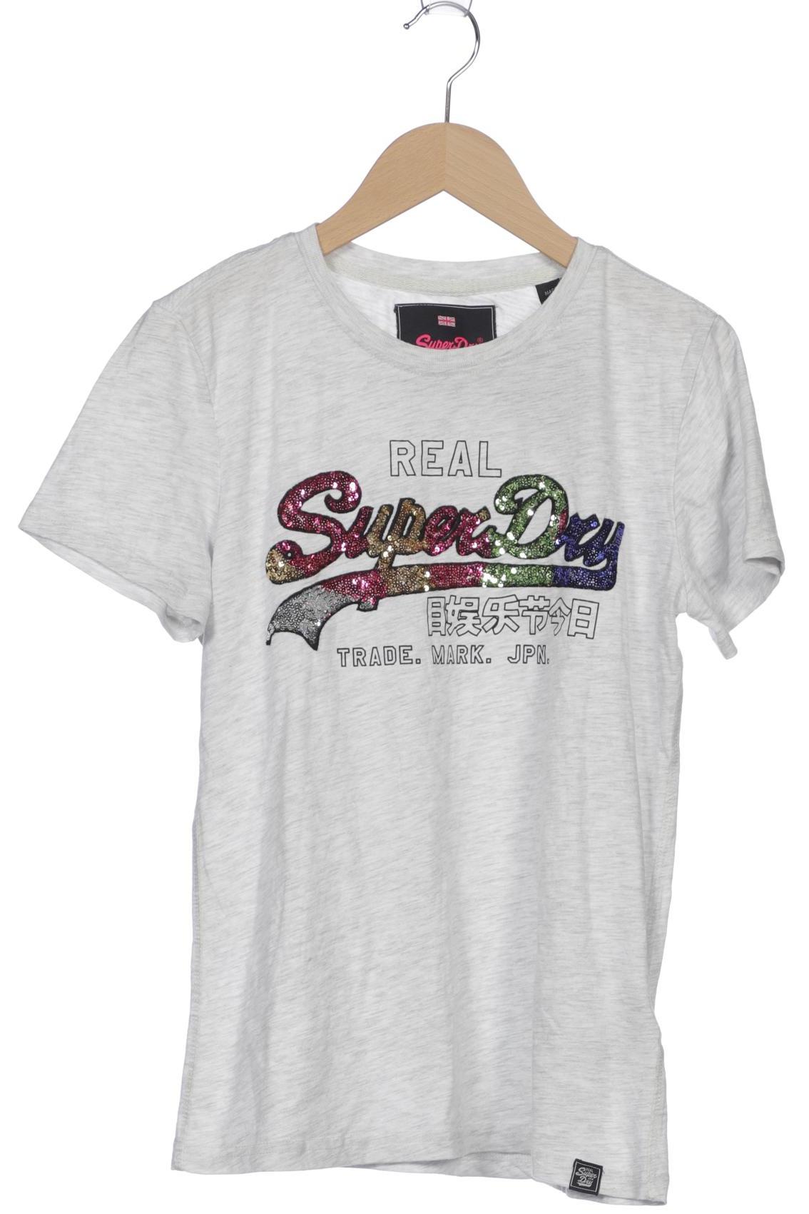 

Superdry Damen T-Shirt, grau, Gr. 36