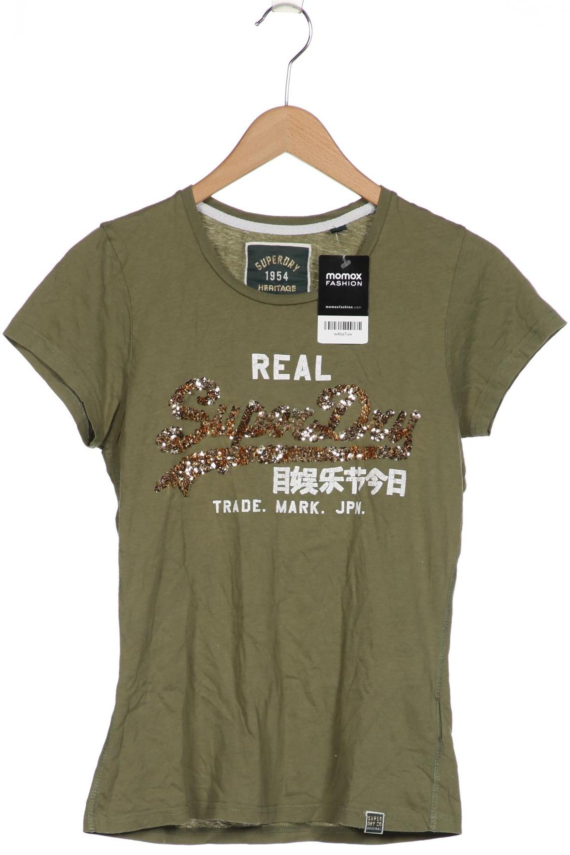

Superdry Damen T-Shirt, grün, Gr. 40