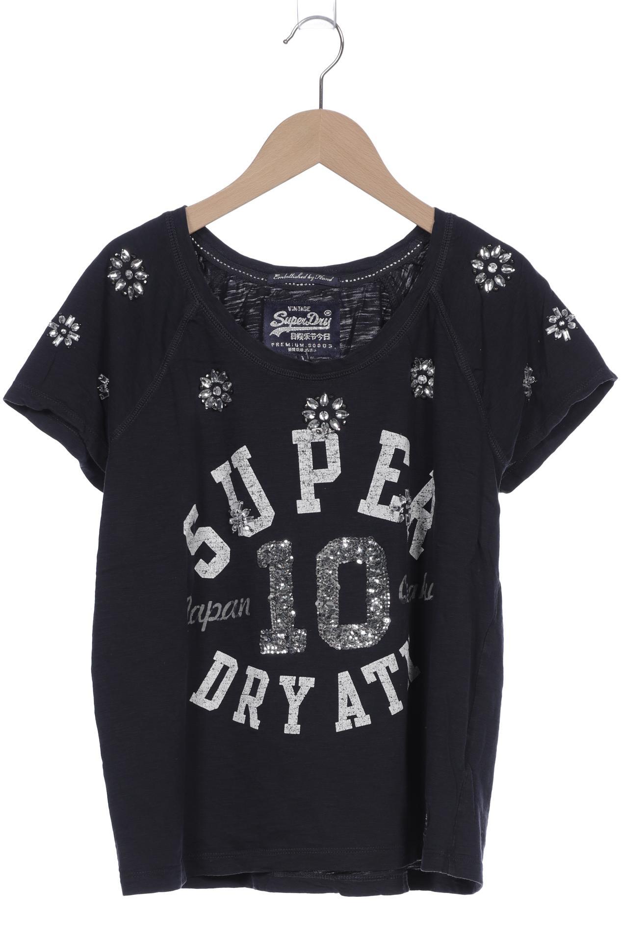 

Superdry Damen T-Shirt, marineblau, Gr. 42