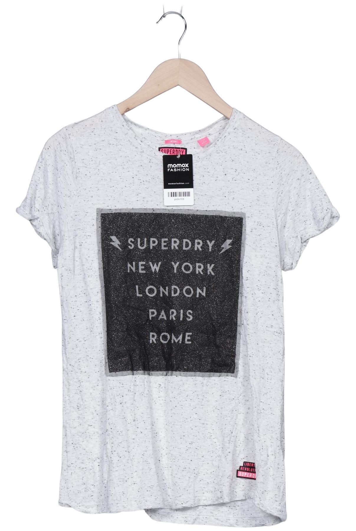 

Superdry Damen T-Shirt, grau, Gr. 38