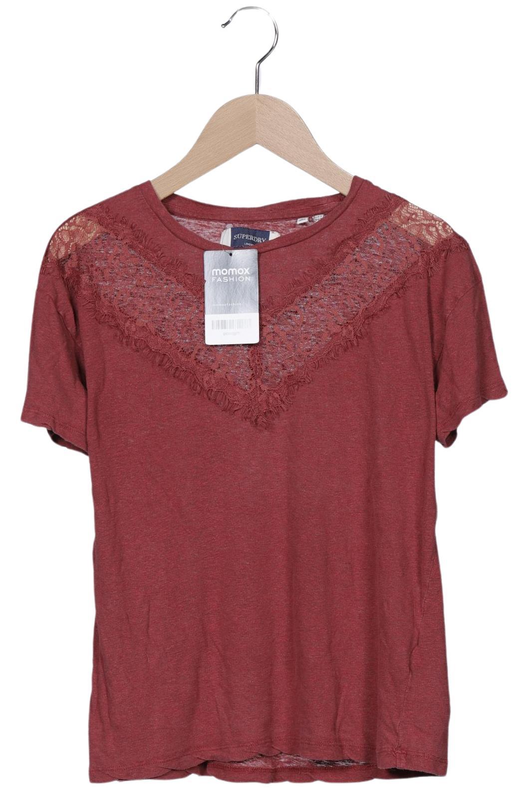 

Superdry Damen T-Shirt, rot, Gr. 34